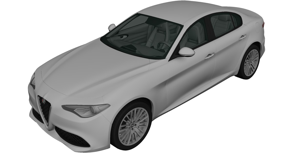 Alfa Romeo Giulia 3D Model (2016) - 3D CAD Browser