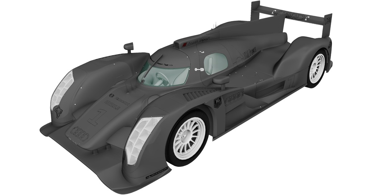 Audi R18 TDI 3D Model (2011) - 3D CAD Browser