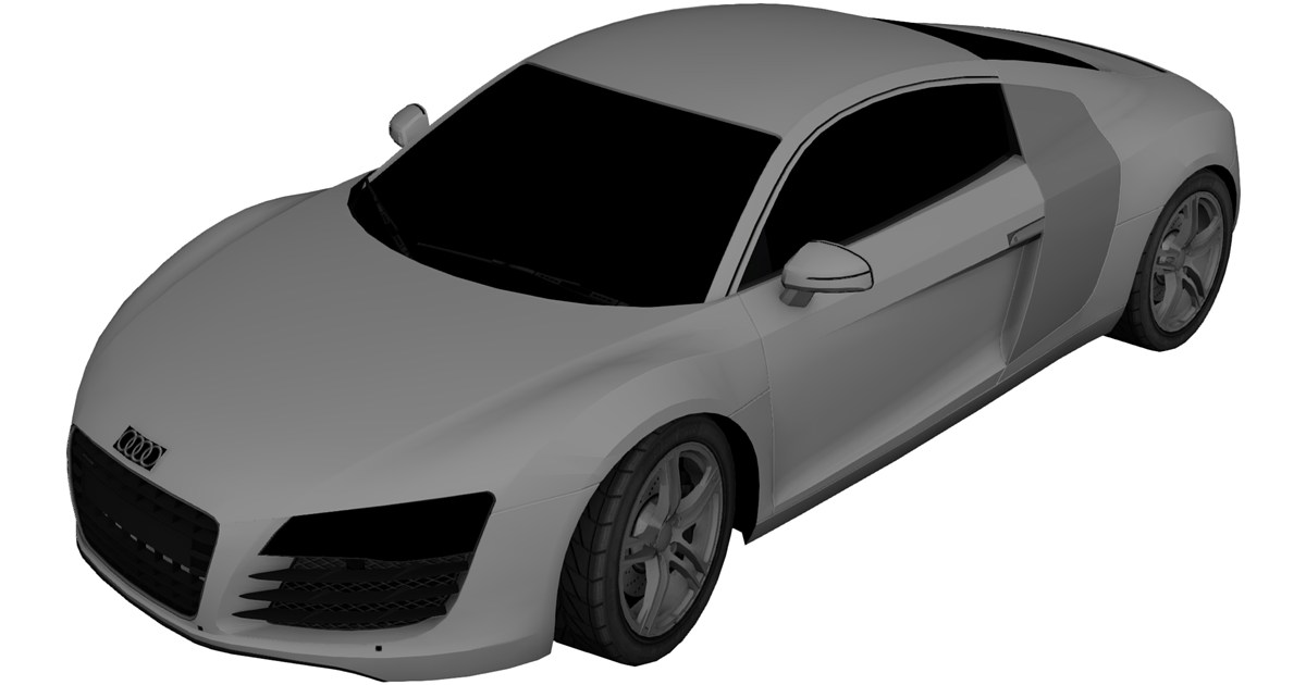 Audi R8 3D Model - 3D CAD Browser