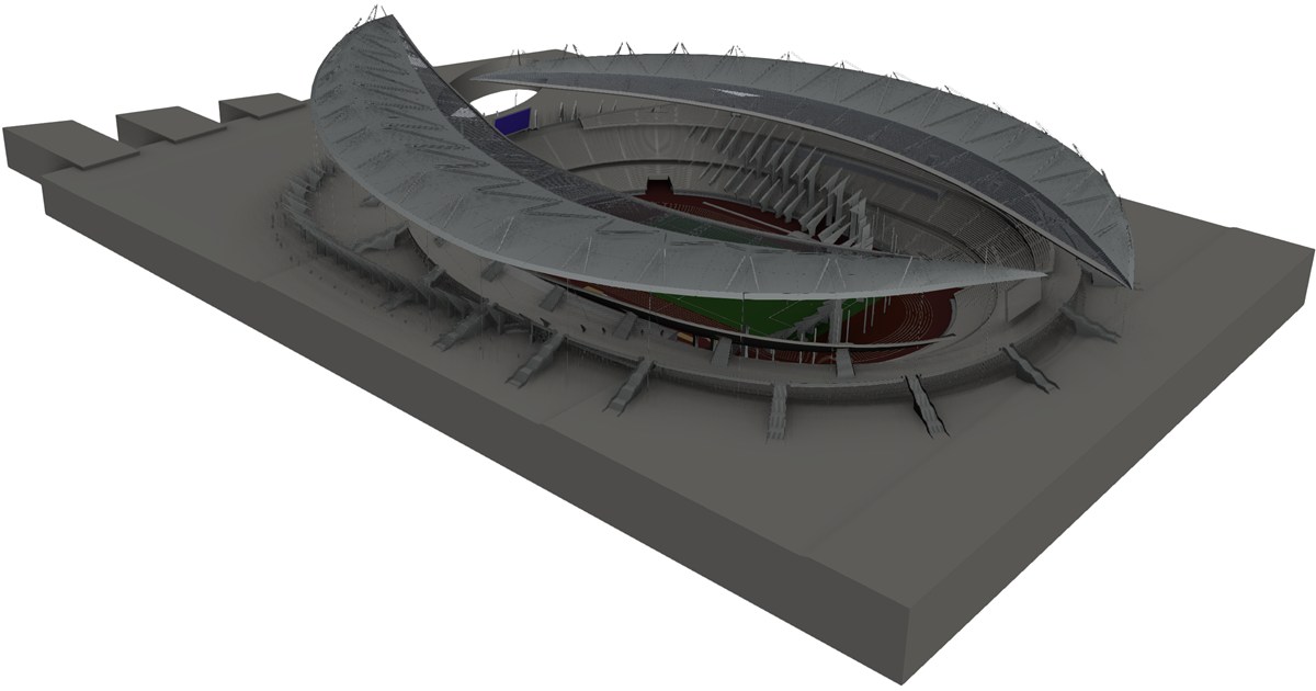 Stadium 3D Model - 3D CAD Browser