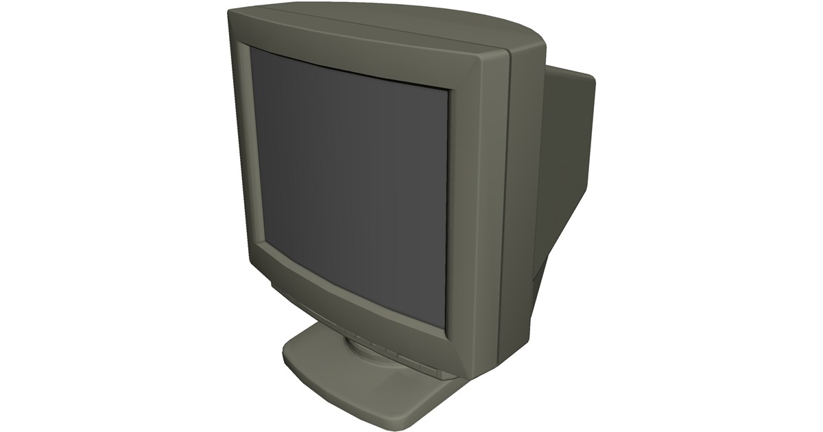 Computer Monitor CAD Model - 3D CAD Browser