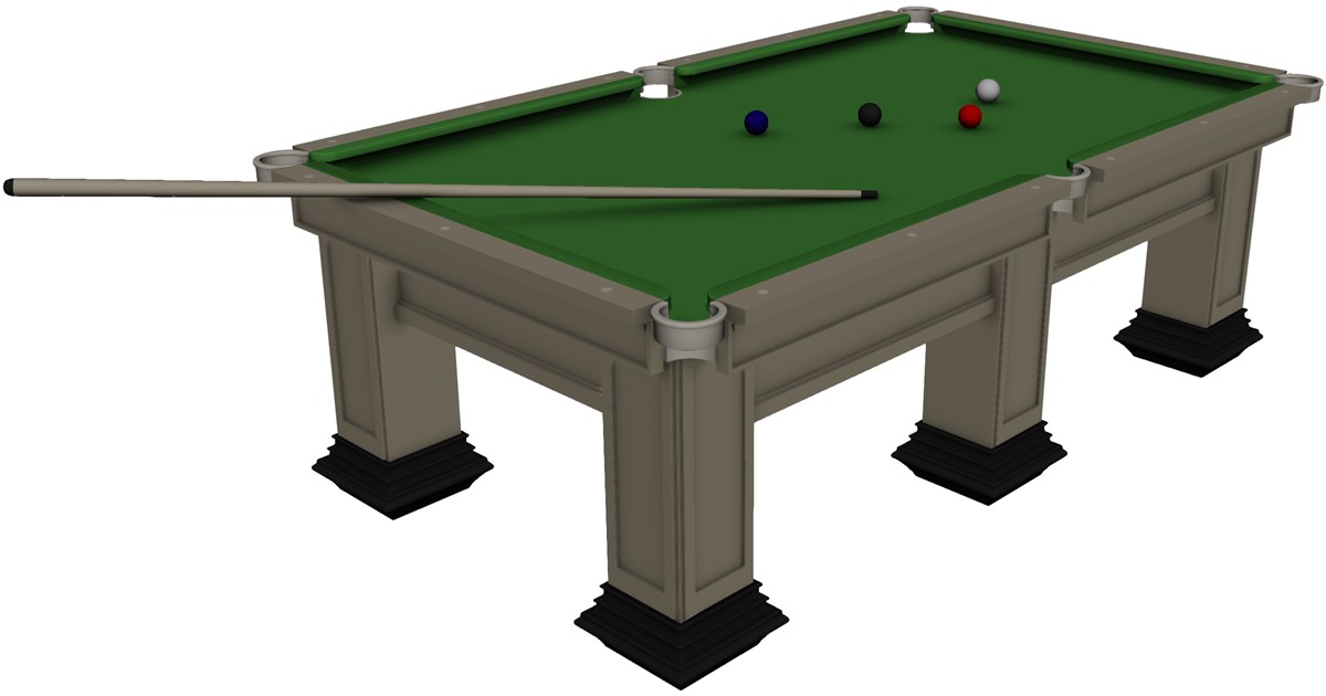 Pool Table 3D Model - 3D CAD Browser