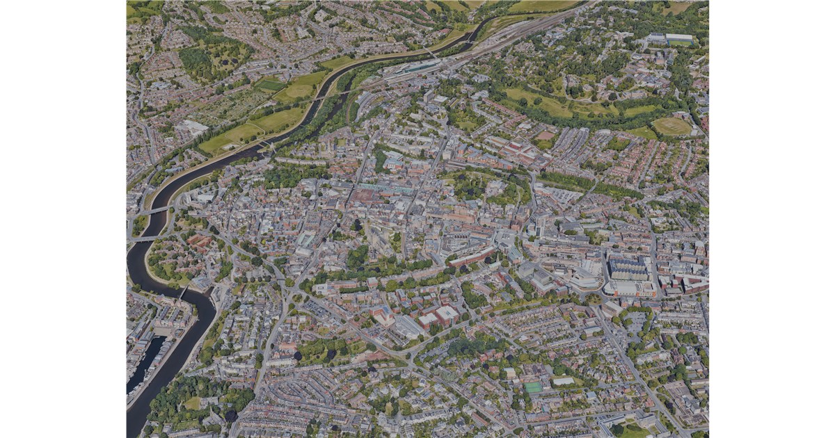 Exeter City, UK 3D Model (2022) - 3D CAD Browser