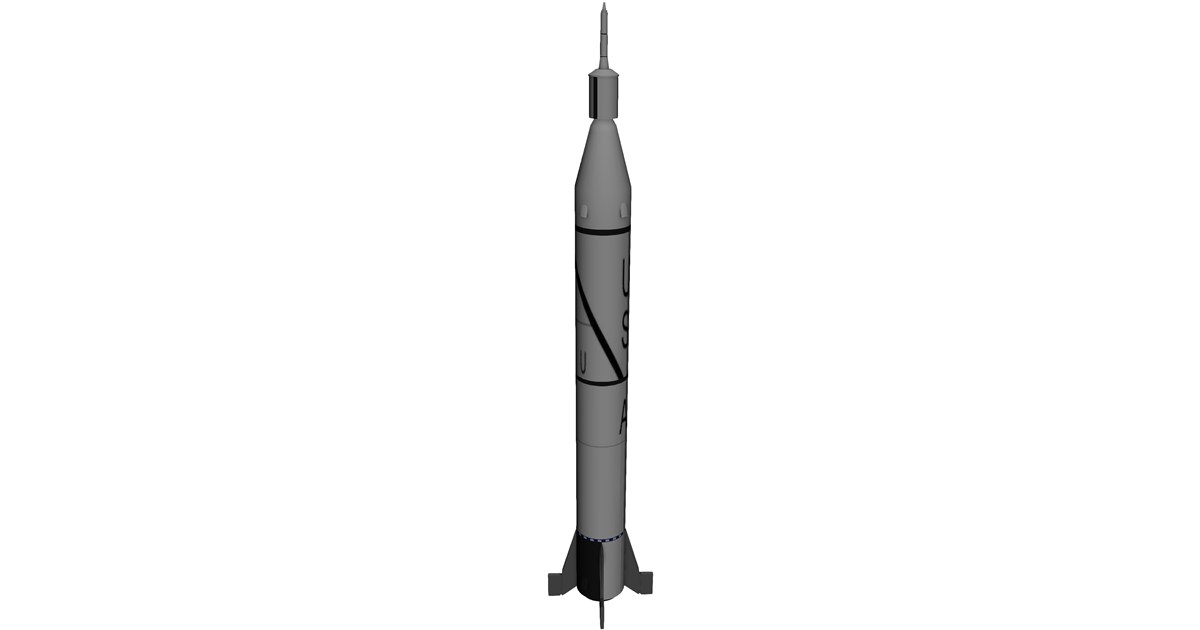 Rocket Jupiter C 3D Model - 3D CAD Browser