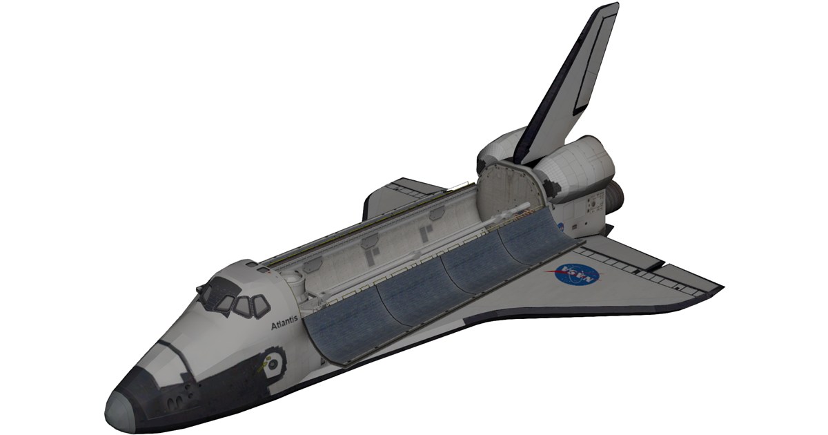 Space Shuttle Atlantis 3D Model - 3D CAD Browser