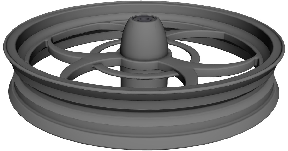 Biohazard Car Rims Harley Front Wheel Biohazard CAD Model - 3D CAD Browser