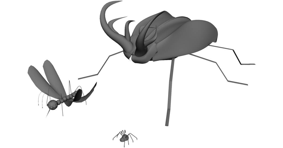 Insects 3D Model - 3D CAD Browser