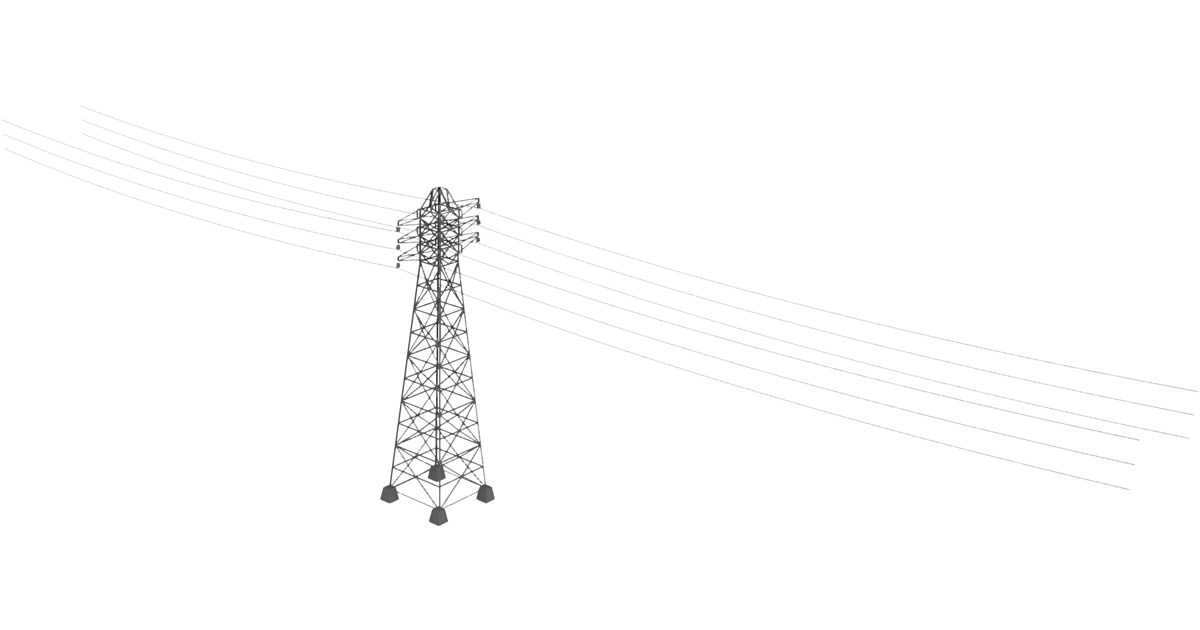 Power Line Cad Model Power Lines 3D Model - 3D CAD Browser