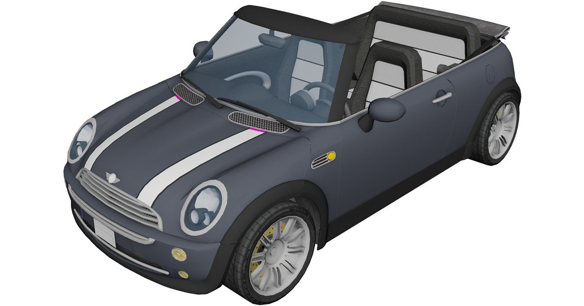 Mini Cooper Cabriolet 3D Model - 3D CAD Browser