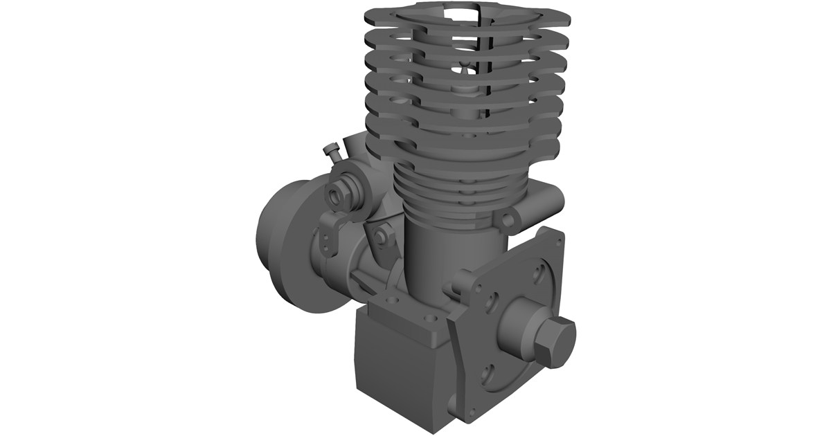 RC Motor Assembly CAD Model - 3D CAD Browser