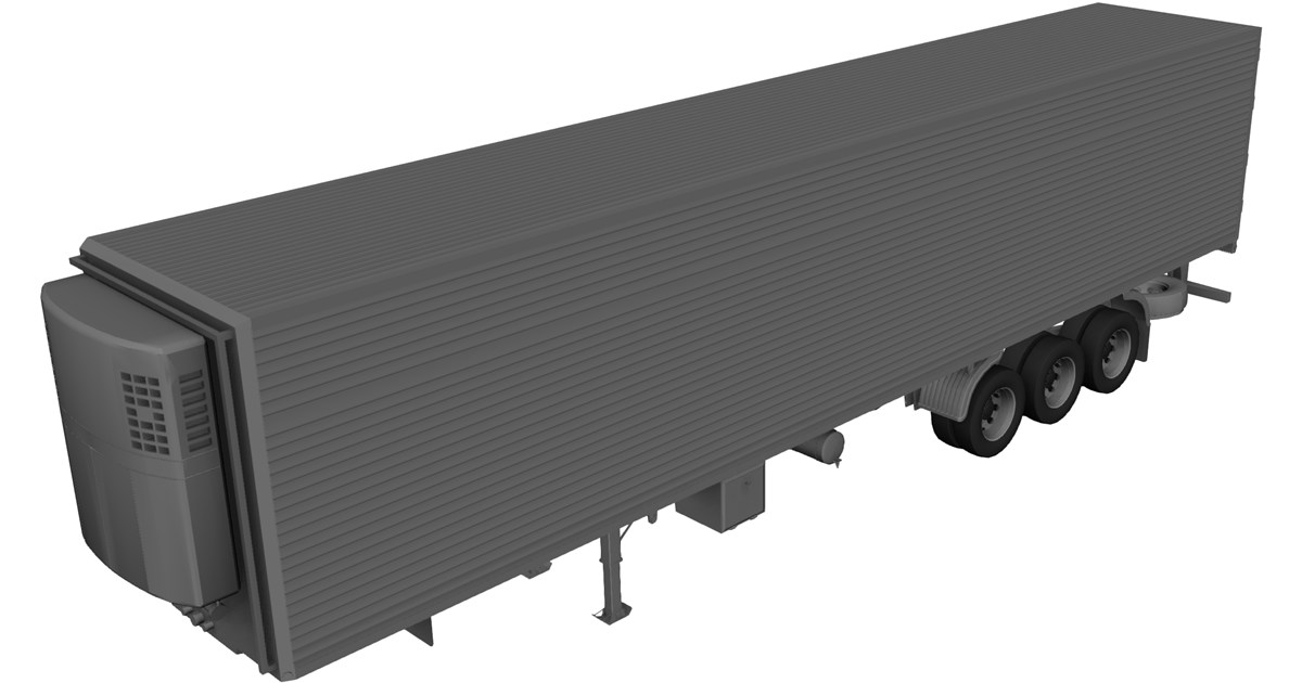 Trailer Rfa File Reefer Trailer 3D Model - 3D CAD Browser