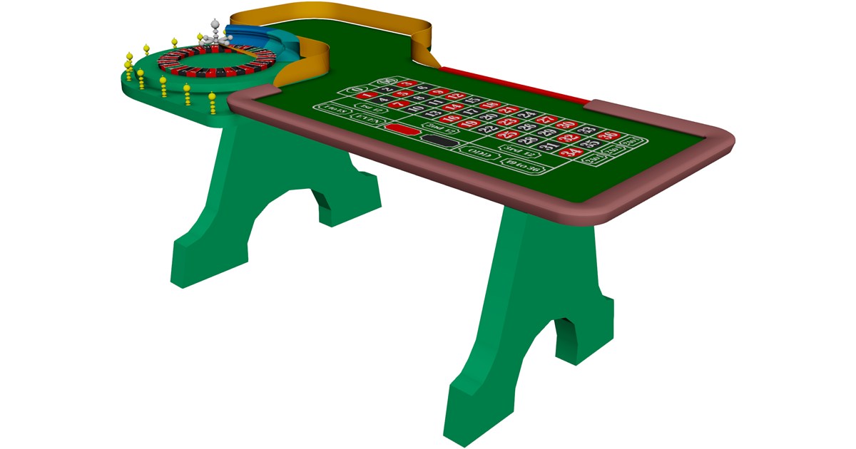 Roulette Table 3D Model - 3D CAD Browser