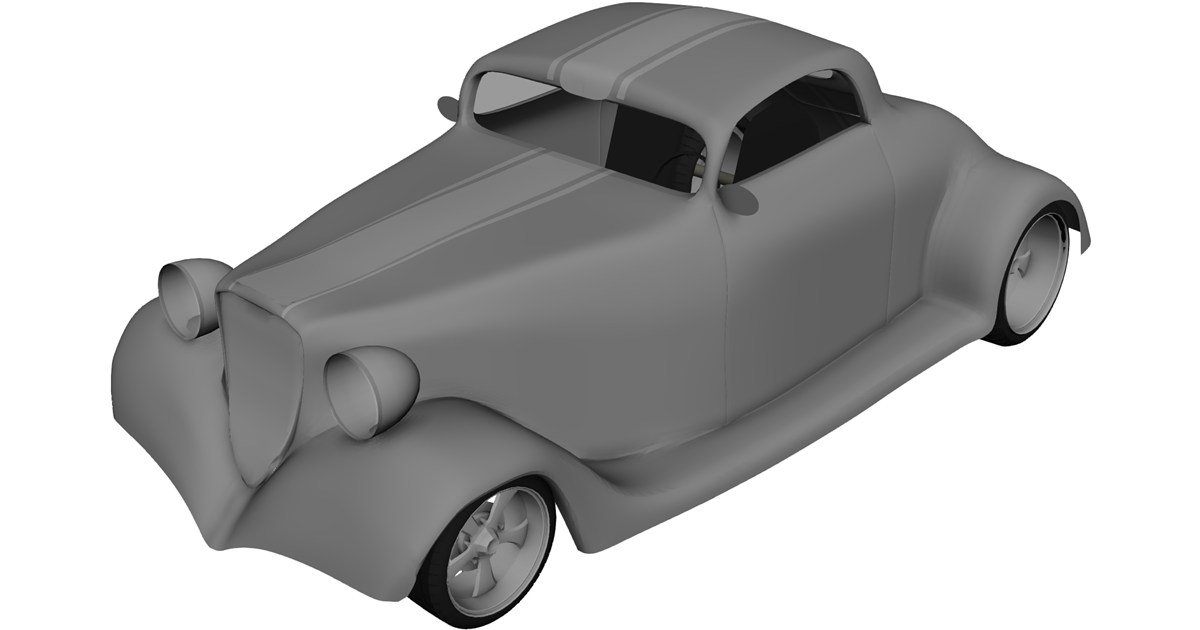 Ford Hot Rod 3D Model - 3D CAD Browser