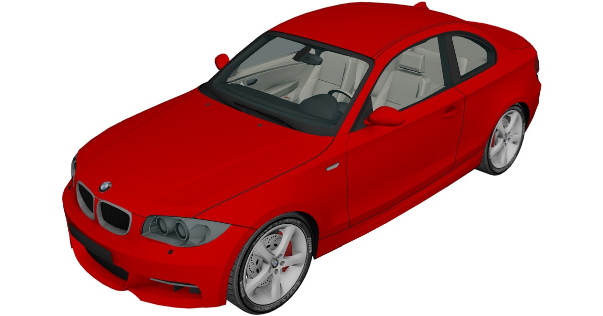 BMW 135i Coupe E82 3D Model 2009 3D CAD Browser bmw-135i-coupe-e82-3d-model-2009-3d-cad-browser