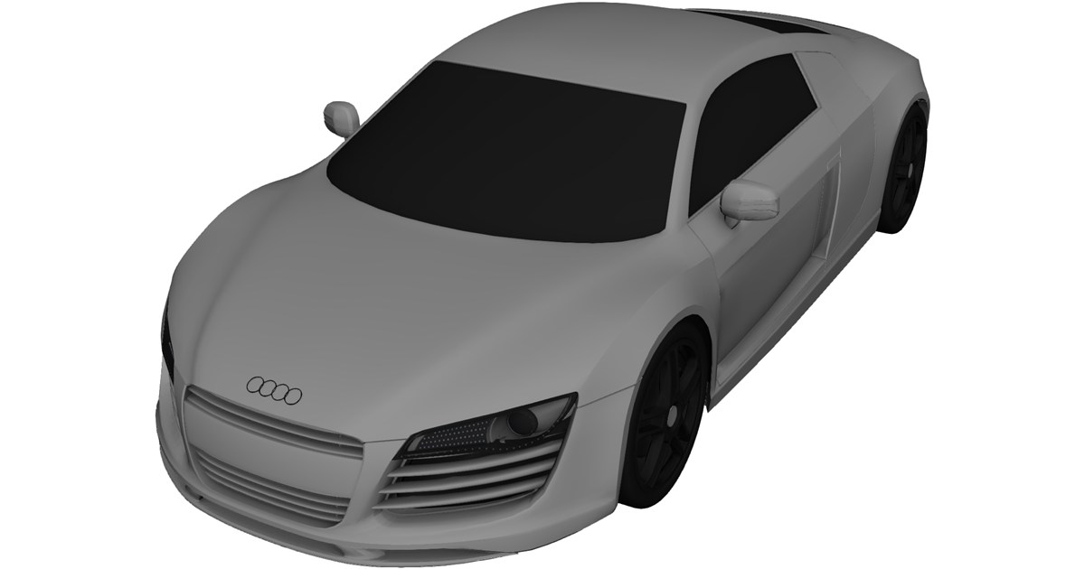 Audi R8 3D Model - 3D CAD Browser