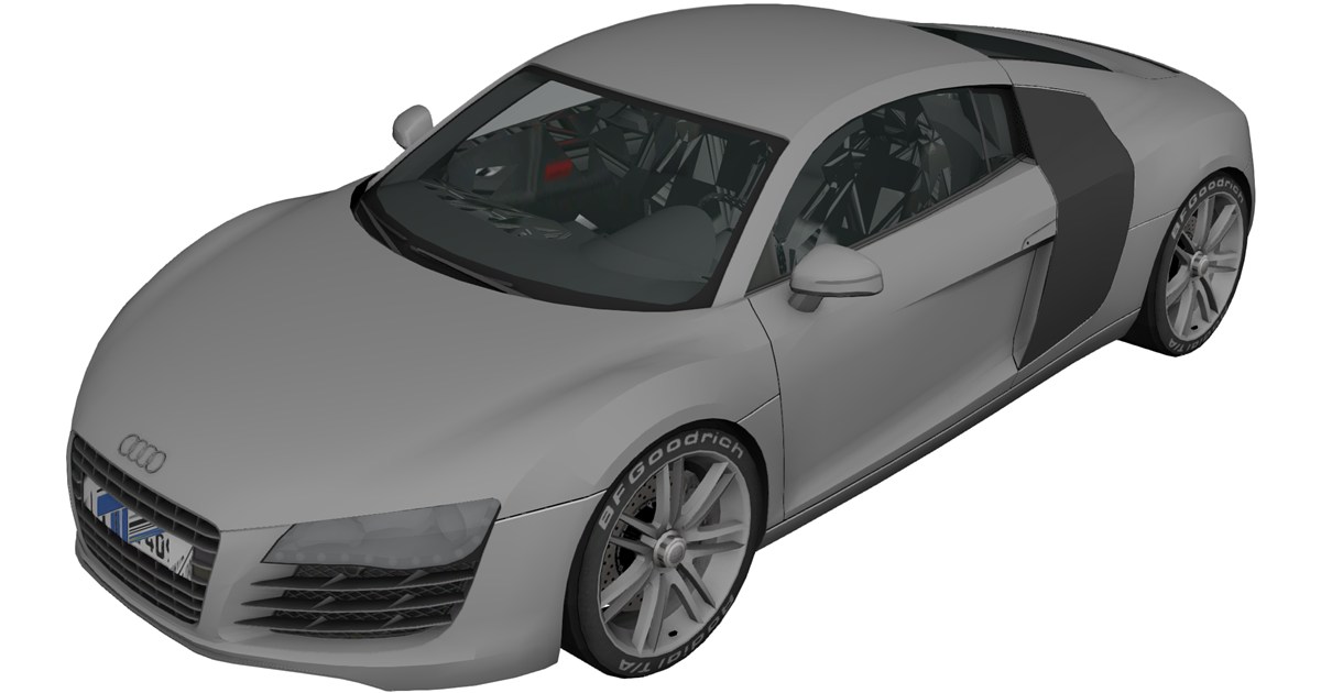 Audi R8 3D Model - 3D CAD Browser