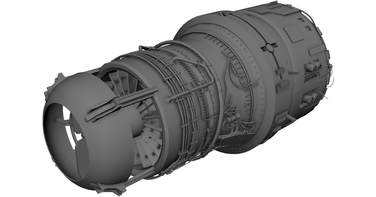 FZ Engine 3D Model - 3D CAD Browser