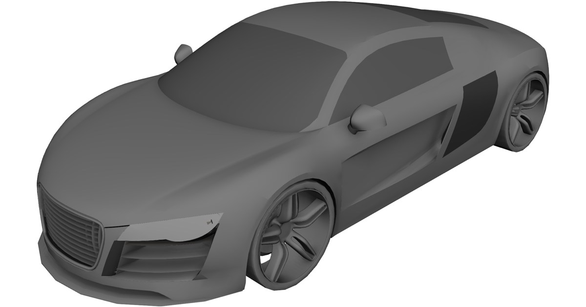 Audi R8 CAD Model - 3D CAD Browser