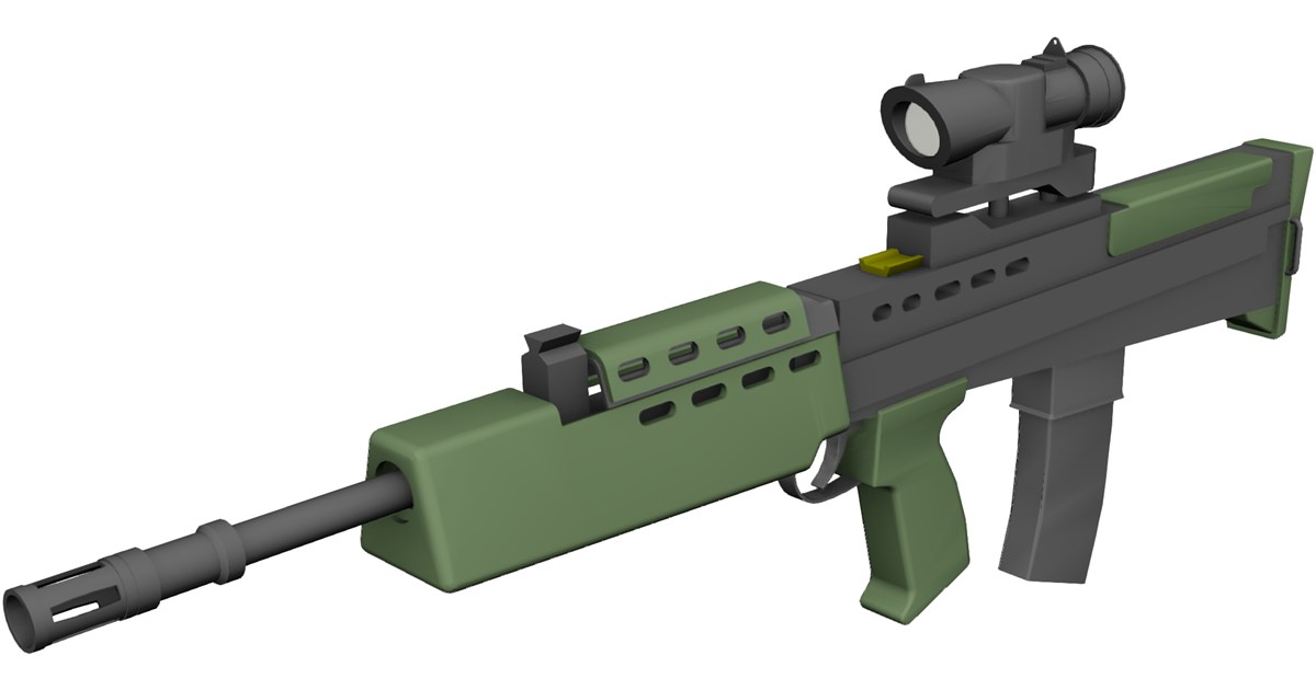 SA80 L85 Rifle 3D Model - 3D CAD Browser