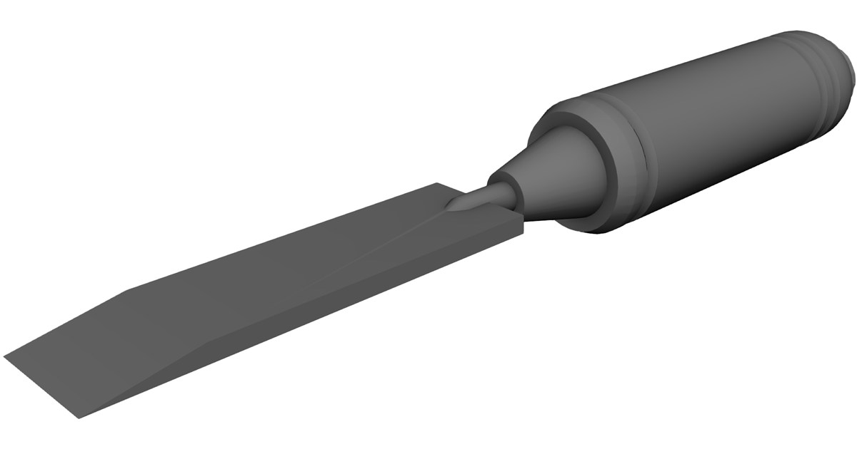 Dxf Chisel Chisel Tool 3D Model - 3D CAD Browser