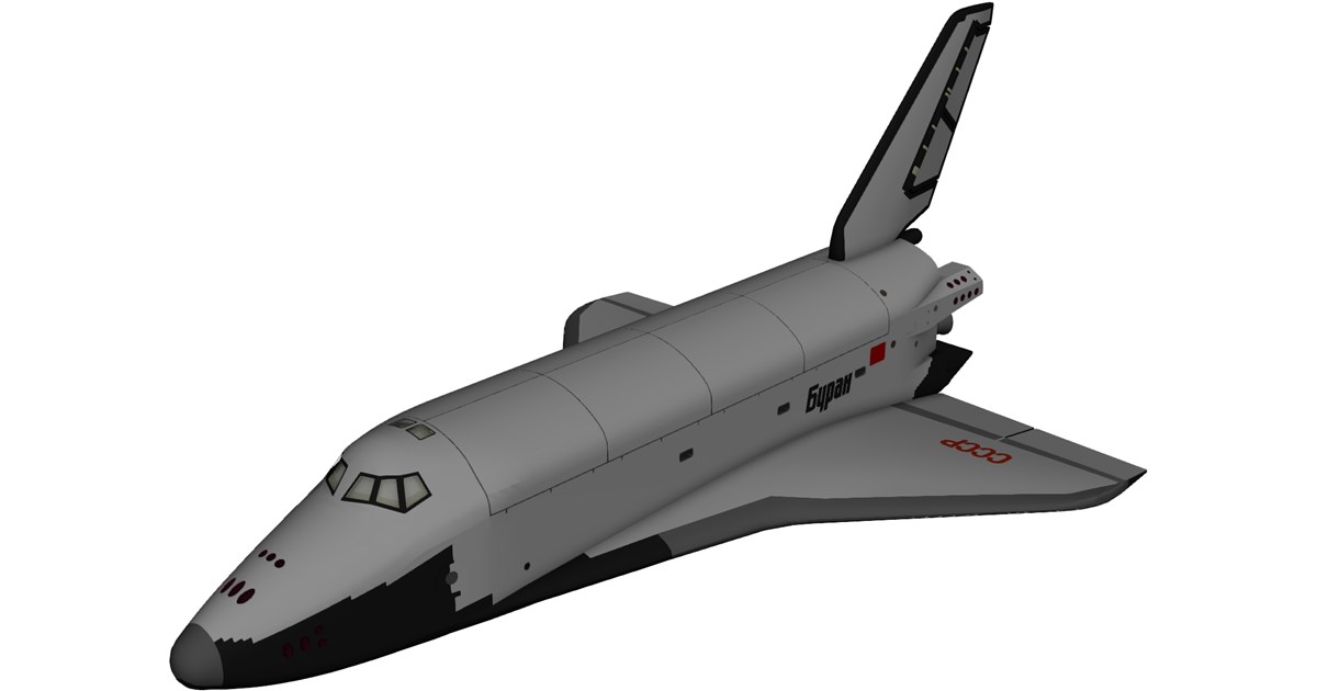 Space Shuttle Buran Russian 3D Model - 3D CAD Browser