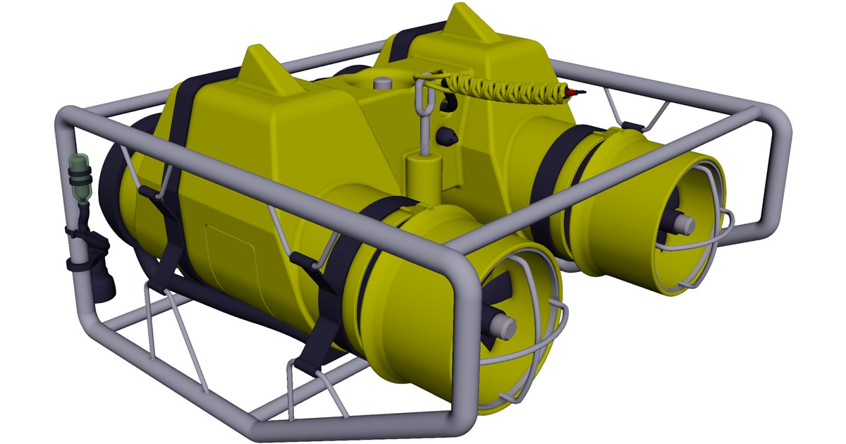 Tss Rov Undersea Pipeline Inspection ROV 3D Model - 3D CAD Browser