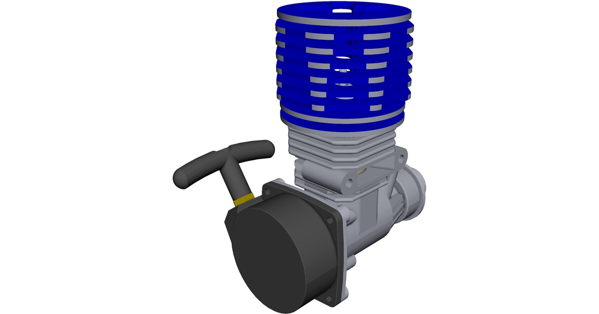 RC Engine CAD Model - 3D CAD Browser