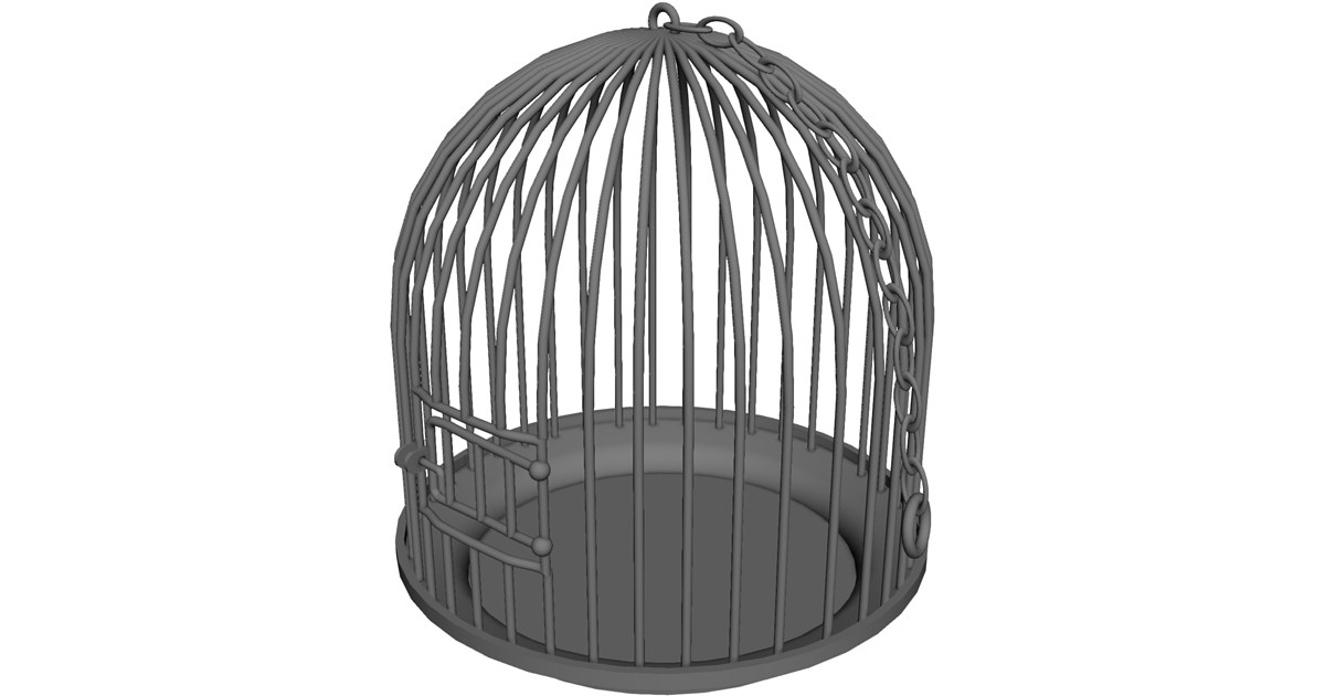 Bird Cage 3D Model - 3D CAD Browser