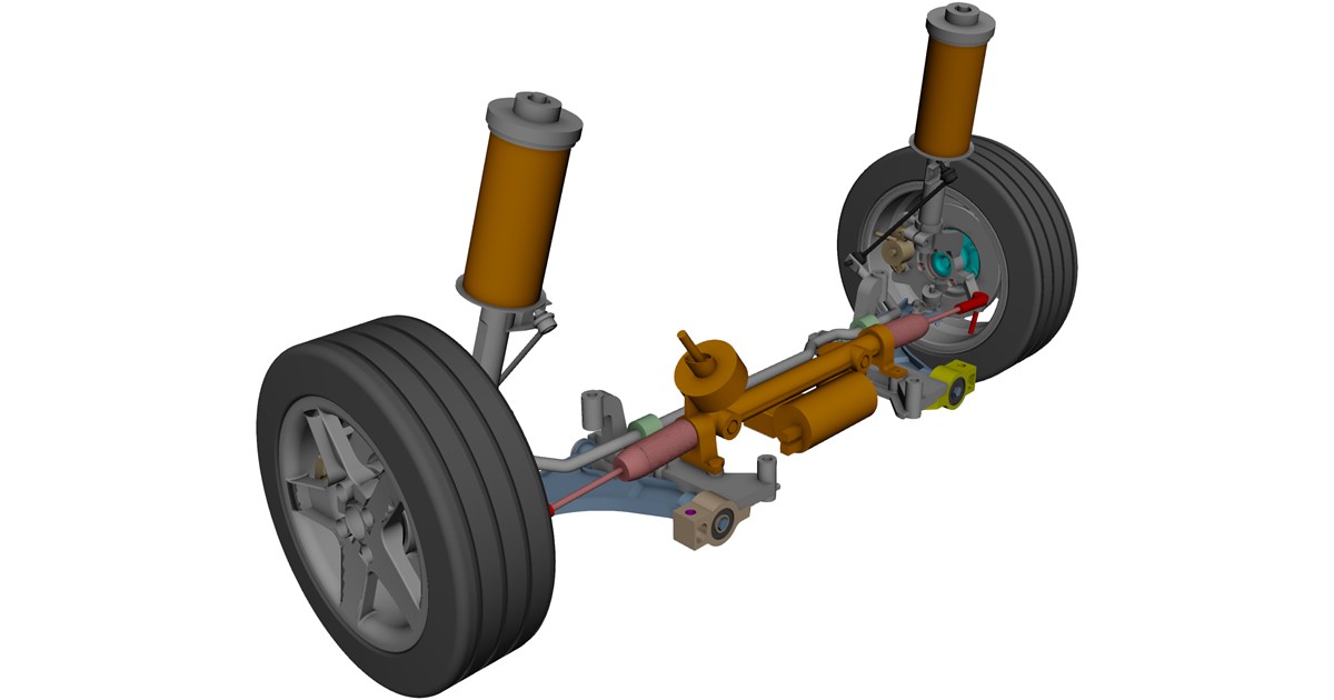 Suspension CAD Model - 3D CAD Browser