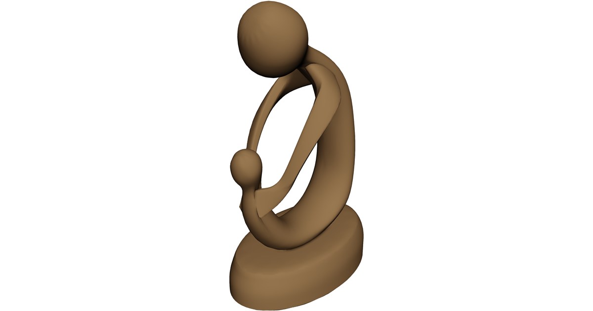 Abstract 3d Statues Rfa Abstract Sculpture Statue 3D Model - 3D CAD Browser