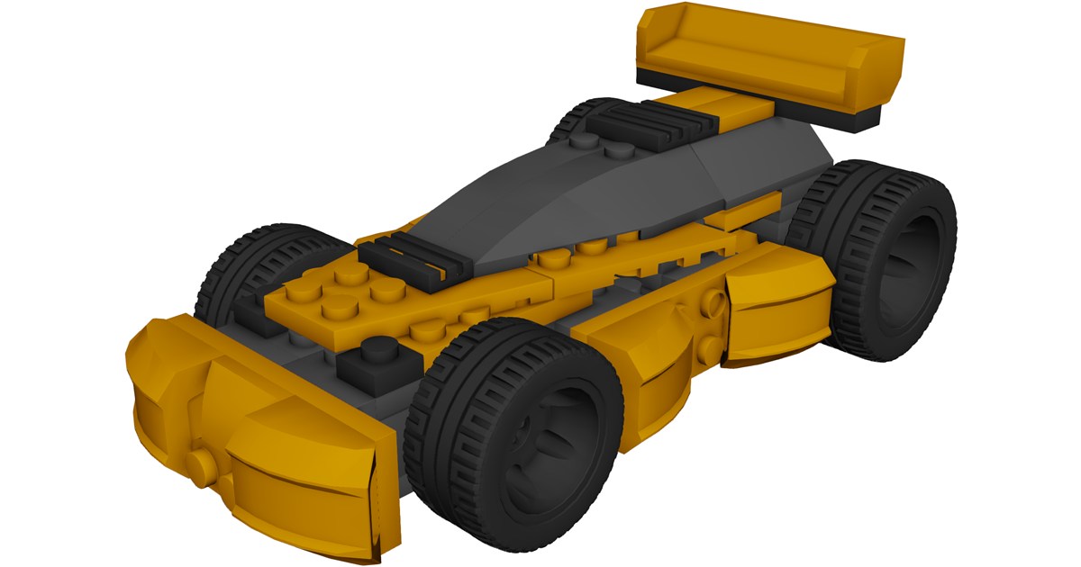Lego Racer 3D Model - 3D CAD Browser