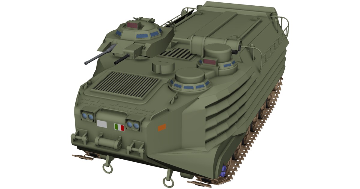 AAV7 3D Model - 3D CAD Browser