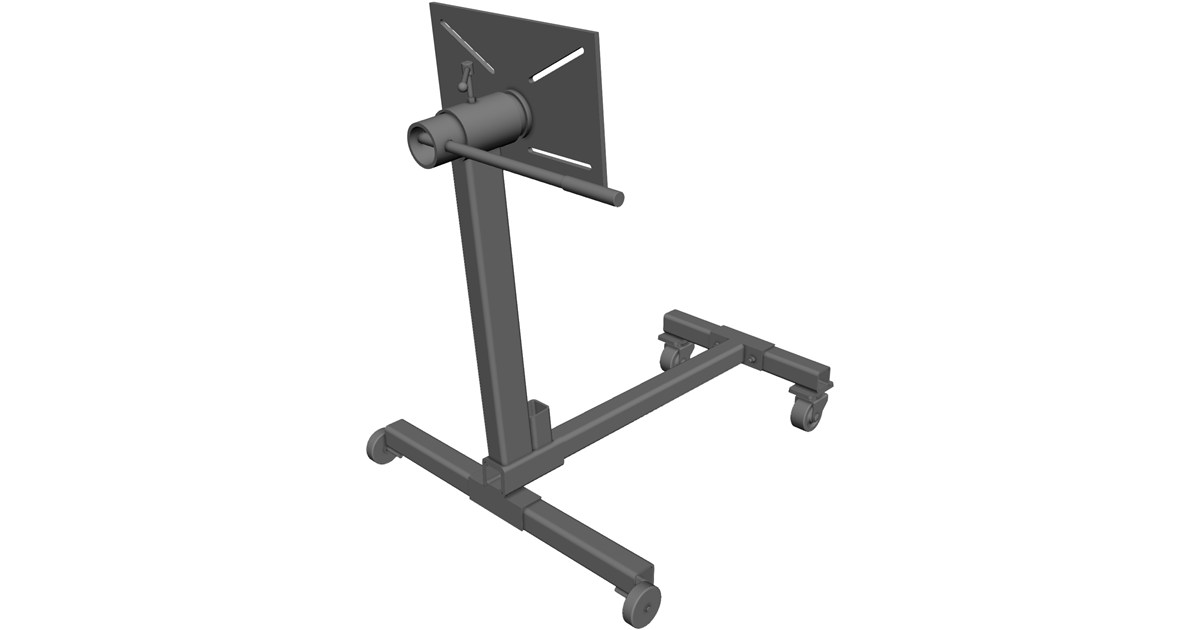 Engine Stand CAD Model - 3D CAD Browser