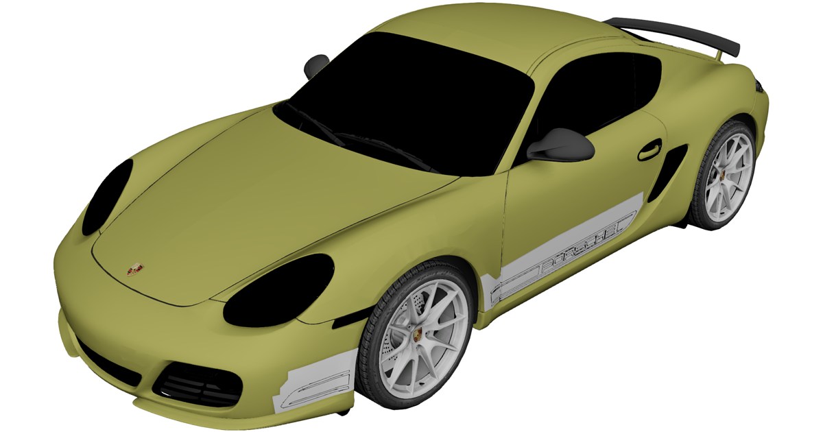 Porsche Cayman R 3D Model (2011) - 3D CAD Browser