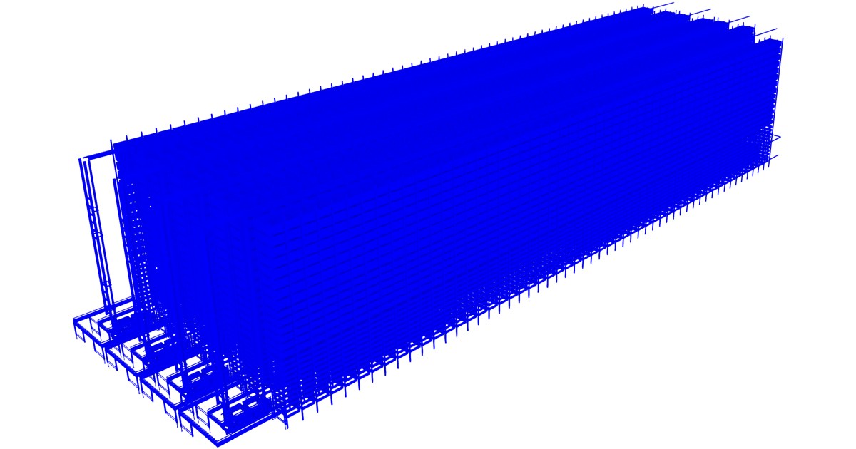 Automated Storage and Retreval System 3D Model - 3D CAD Browser