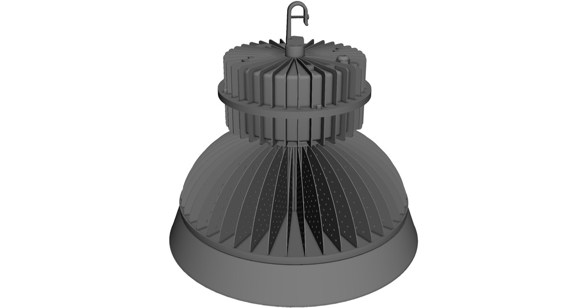 High Bay LED Light CAD Model - 3D CAD Browser