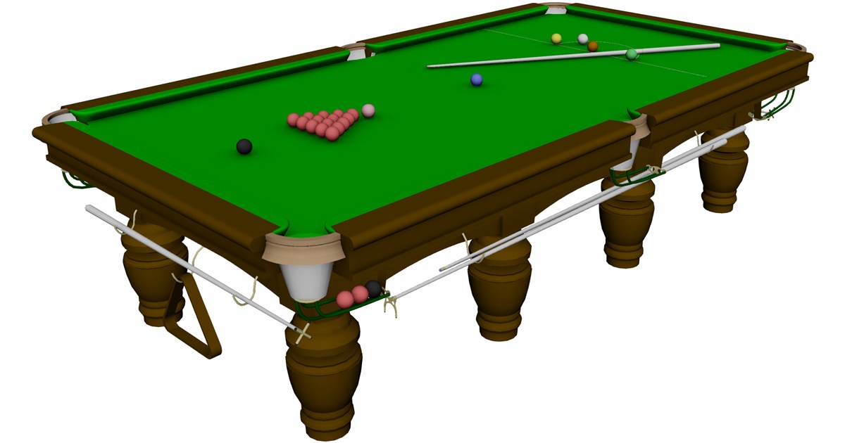 Pool Table 3D Model - 3D CAD Browser