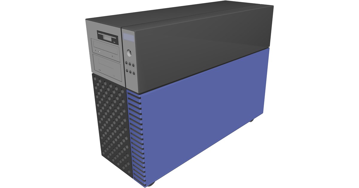 Sun3 Computer SUN Enterprise 3D Model - 3D CAD Browser