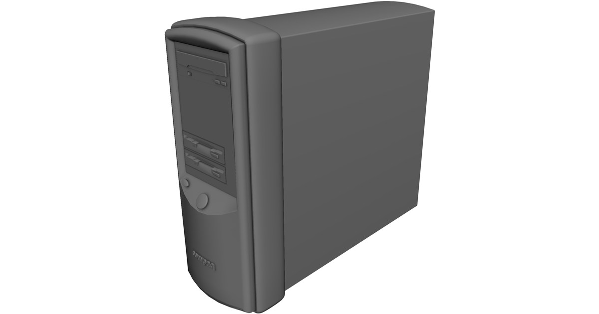 Computer Compaq 3D Model - 3D CAD Browser