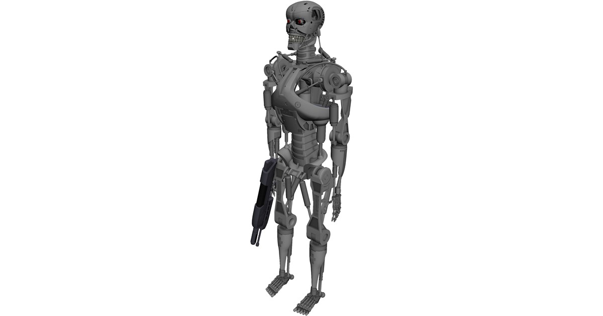 Terminator T-800 Metal Skeleton 3D Model - 3D CAD Browser