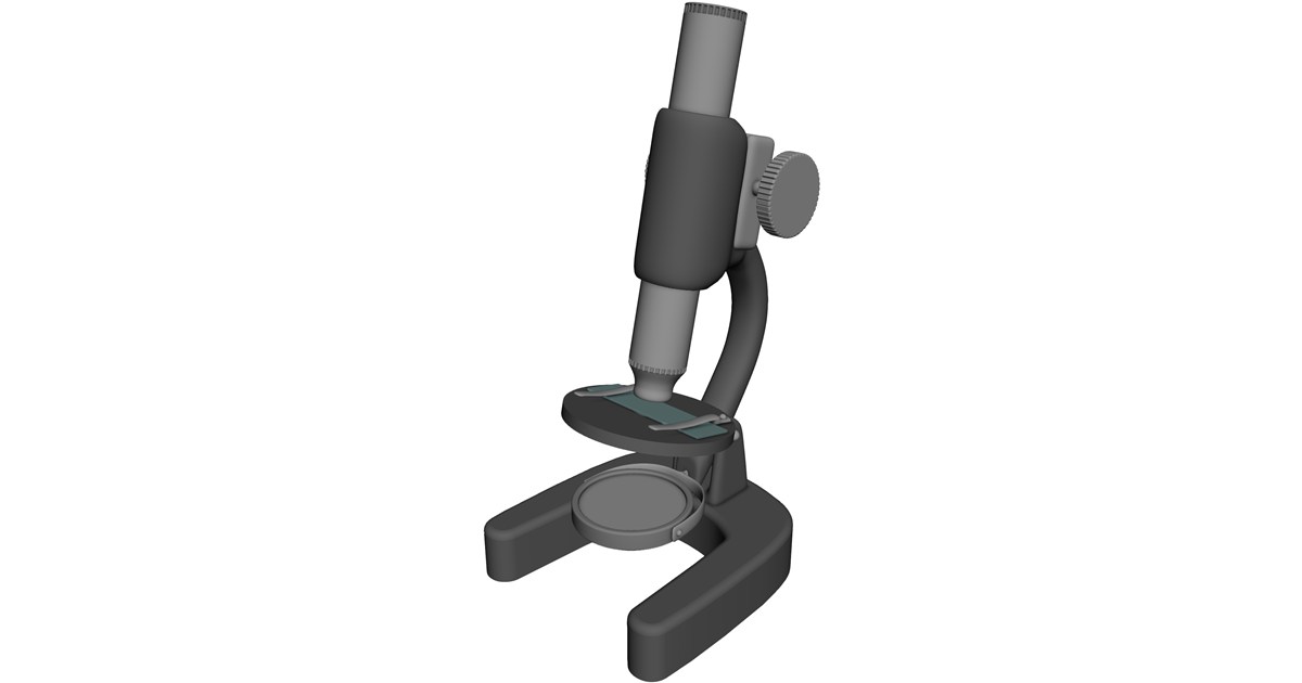 Microscope 3D Model - 3D CAD Browser