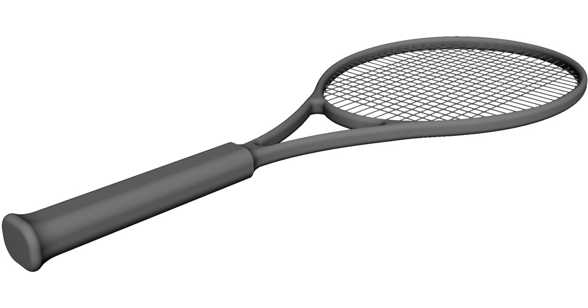 Tennis Racquet CAD Model - 3D CAD Browser