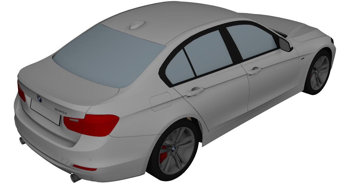 BMW 3-Series 335i [F30] 3D Model (2012) - 3D CAD Browser