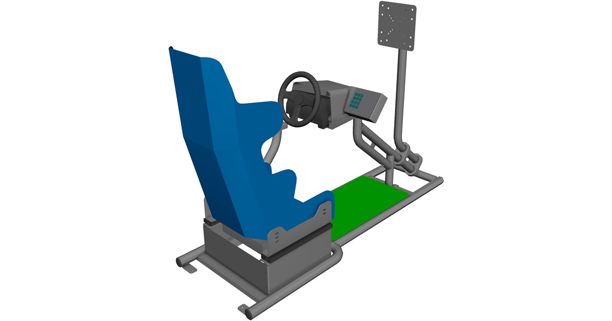 Racing Simulator CAD Model - 3D CAD Browser