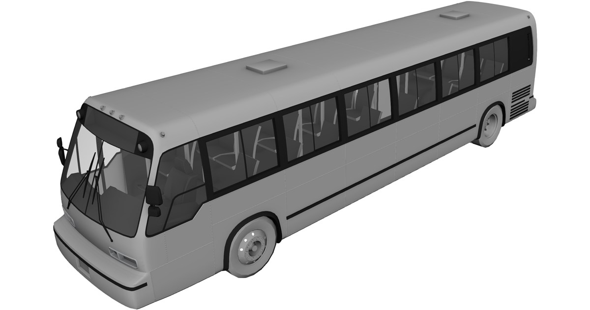 GMC RTS Bus 3D Model - 3D CAD Browser