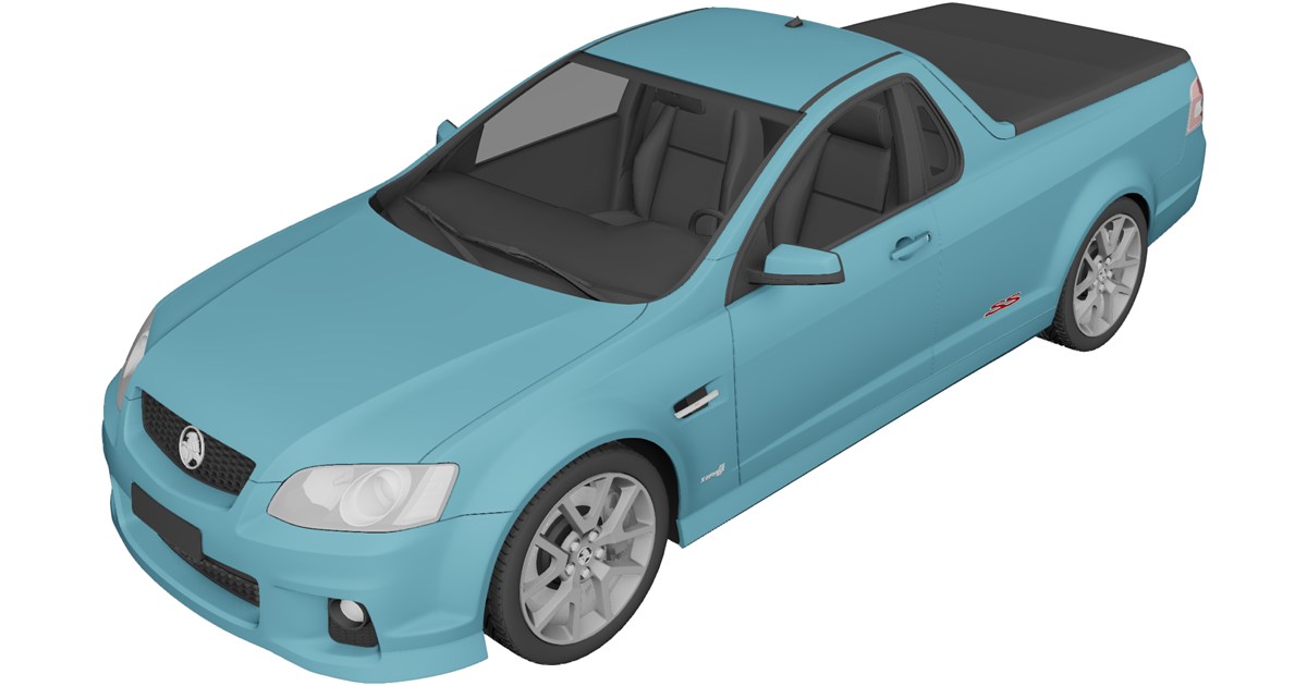 Holden Commodore Ute 3D Model (2011) - 3D CAD Browser