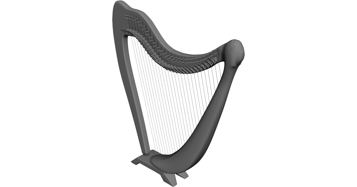 Harp 3D Model - 3D CAD Browser