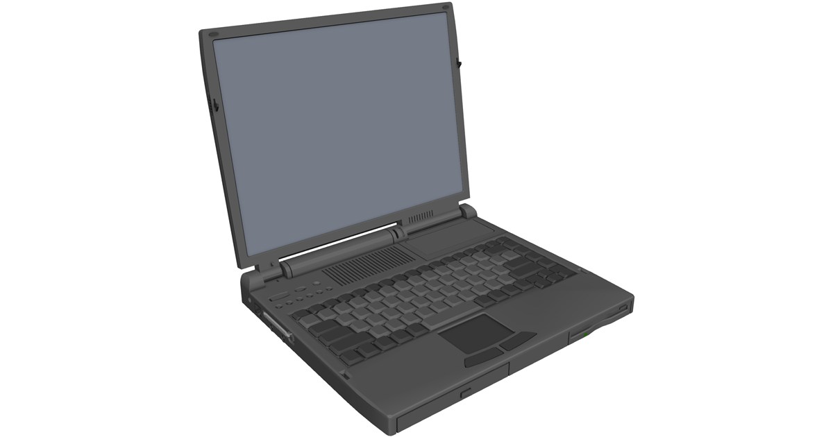 Notebook 3D Model - 3D CAD Browser