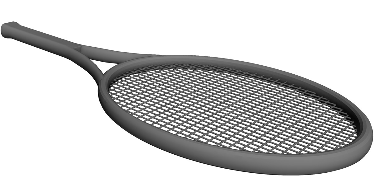 Tennis Racket Solidworks Tennis Racket 3D Model - 3D CAD Browser