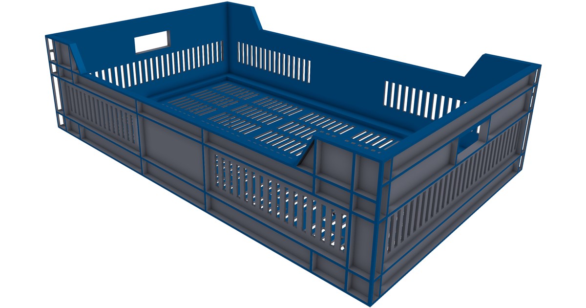 Plastic Rack CAD Model - 3D CAD Browser